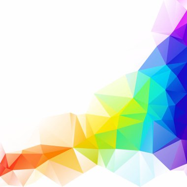 Renkli poligonal mozaik arka plan yaratıcı tasarım şablonları