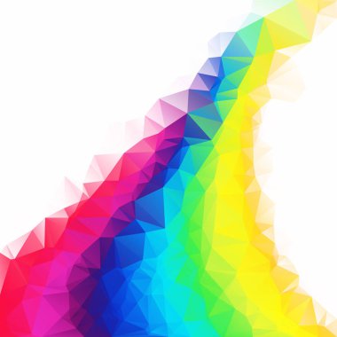 Renkli poligonal mozaik arka plan yaratıcı tasarım şablonları