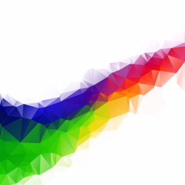 Renkli poligonal mozaik arka plan yaratıcı tasarım şablonları