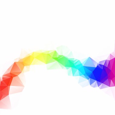 Renkli poligonal mozaik arka plan yaratıcı tasarım şablonları