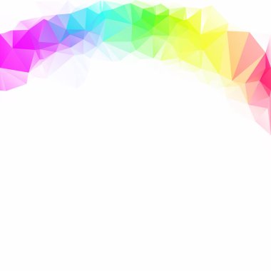 Renkli poligonal mozaik arka plan yaratıcı tasarım şablonları