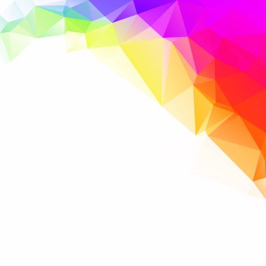 Renkli poligonal mozaik arka plan yaratıcı tasarım şablonları