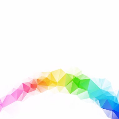 Renkli poligonal mozaik arka plan yaratıcı tasarım şablonları