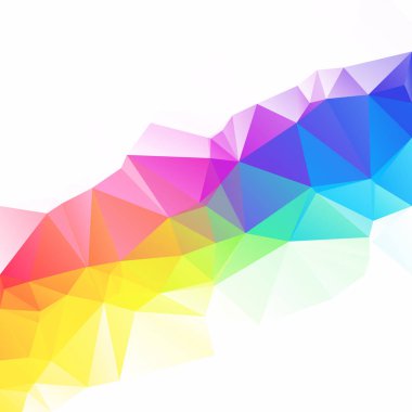 Renkli poligonal mozaik arka plan yaratıcı tasarım şablonları