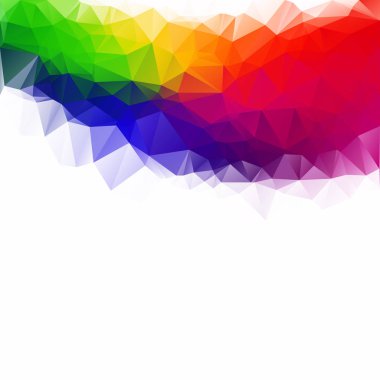 Renkli poligonal mozaik arka plan yaratıcı tasarım şablonları