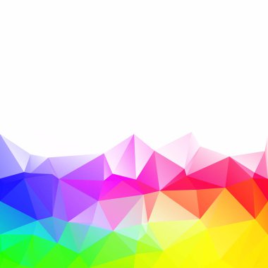 Renkli poligonal mozaik arka plan yaratıcı tasarım şablonları