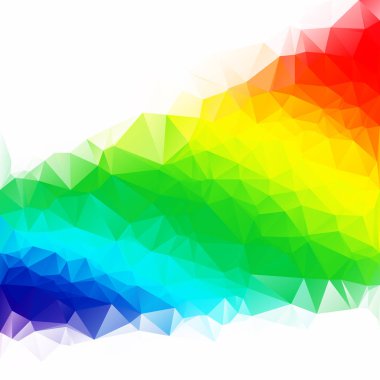 Renkli poligonal mozaik arka plan yaratıcı tasarım şablonları