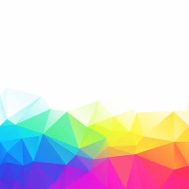 Renkli poligonal mozaik arka plan yaratıcı tasarım şablonları