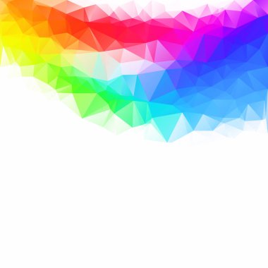 Renkli poligonal mozaik arka plan yaratıcı tasarım şablonları