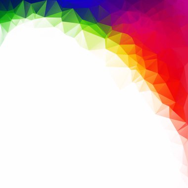 Renkli poligonal mozaik arka plan yaratıcı tasarım şablonları