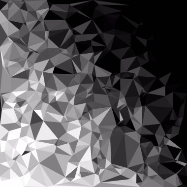 Gri Beyaz Çokgen Arkaplan, Yaratıcı Tasarım Şablonları