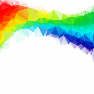 Renkli poligonal mozaik arka plan yaratıcı tasarım şablonları