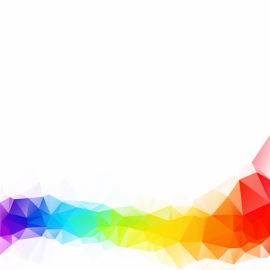 Renkli poligonal mozaik arka plan yaratıcı tasarım şablonları