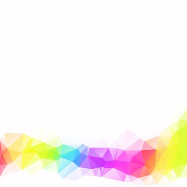 Renkli poligonal mozaik arka plan yaratıcı tasarım şablonları