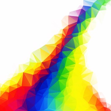 Renkli poligonal mozaik arka plan yaratıcı tasarım şablonları