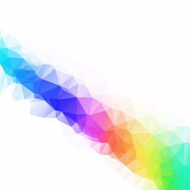 Renkli poligonal mozaik arka plan yaratıcı tasarım şablonları