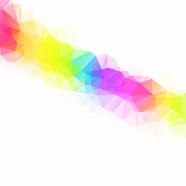 Renkli poligonal mozaik arka plan yaratıcı tasarım şablonları