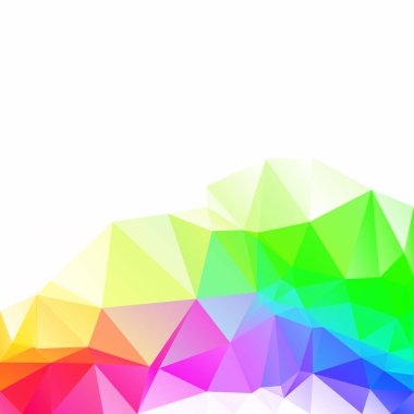 Renkli poligonal mozaik arka plan yaratıcı tasarım şablonları