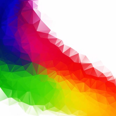 Renkli poligonal mozaik arka plan yaratıcı tasarım şablonları