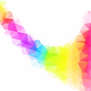 Renkli poligonal mozaik arka plan yaratıcı tasarım şablonları