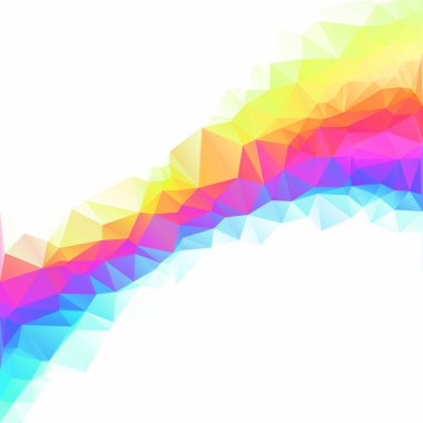 Renkli poligonal mozaik arka plan yaratıcı tasarım şablonları