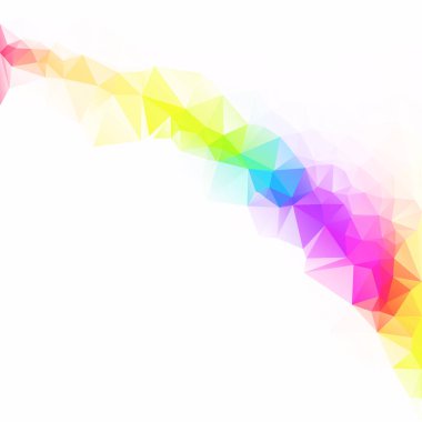 Renkli poligonal mozaik arka plan yaratıcı tasarım şablonları