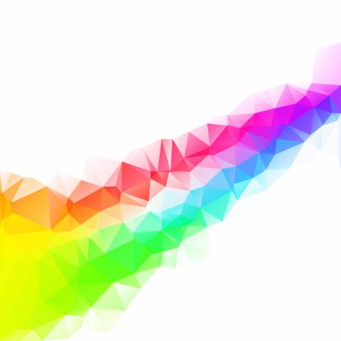 Renkli poligonal mozaik arka plan yaratıcı tasarım şablonları