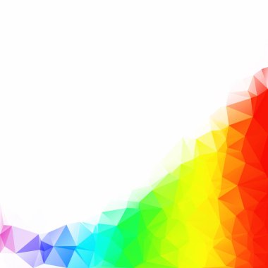 Renkli poligonal mozaik arka plan yaratıcı tasarım şablonları