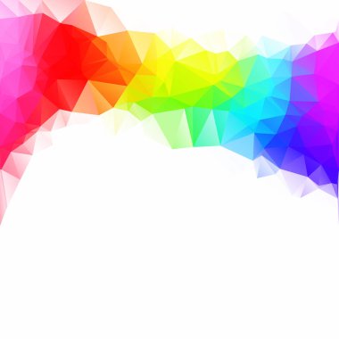 Renkli poligonal mozaik arka plan yaratıcı tasarım şablonları