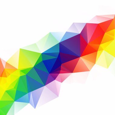 Renkli poligonal mozaik arka plan yaratıcı tasarım şablonları