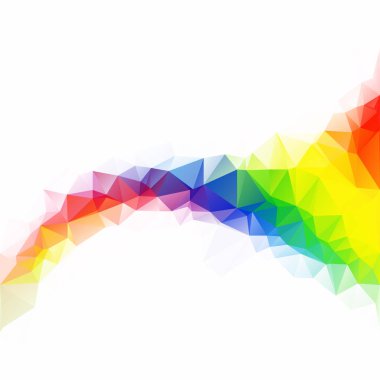 Renkli poligonal mozaik arka plan yaratıcı tasarım şablonları