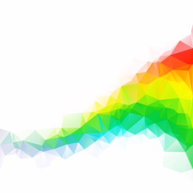 Renkli poligonal mozaik arka plan yaratıcı tasarım şablonları