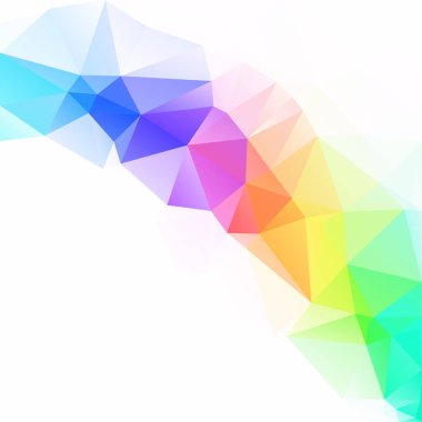 Renkli poligonal mozaik arka plan yaratıcı tasarım şablonları
