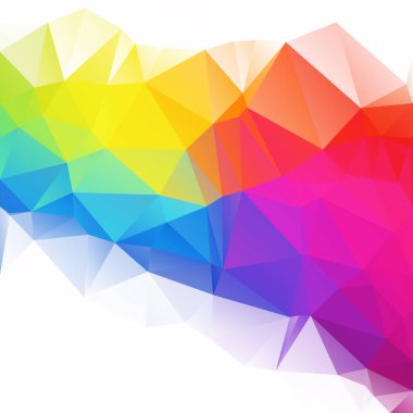 Renkli poligonal mozaik arka plan yaratıcı tasarım şablonları