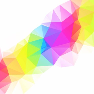 Renkli poligonal mozaik arka plan yaratıcı tasarım şablonları