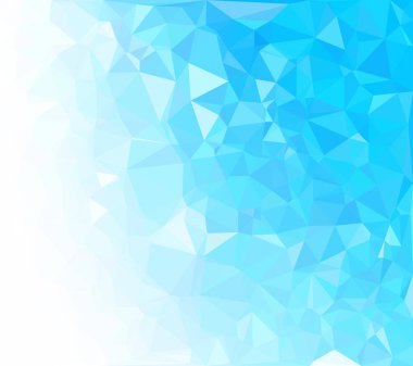 mavi çokgen mozaik arkaplan, yaratıcı tasarım şablonları