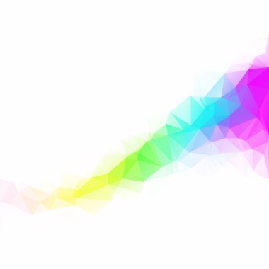 Renkli poligonal mozaik arka plan yaratıcı tasarım şablonları