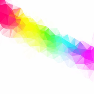 Renkli poligonal mozaik arka plan yaratıcı tasarım şablonları