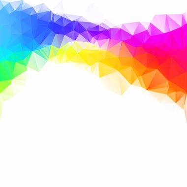 Renkli poligonal mozaik arka plan yaratıcı tasarım şablonları