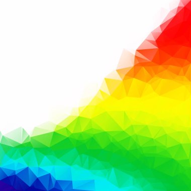 Renkli poligonal mozaik arka plan yaratıcı tasarım şablonları