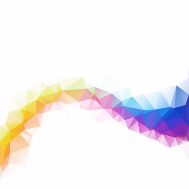 Renkli poligonal mozaik arka plan yaratıcı tasarım şablonları