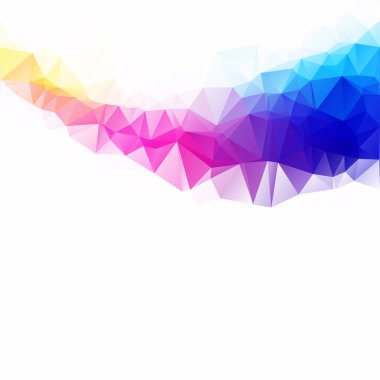 Renkli poligonal mozaik arka plan yaratıcı tasarım şablonları