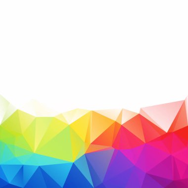 Renkli poligonal mozaik arka plan yaratıcı tasarım şablonları