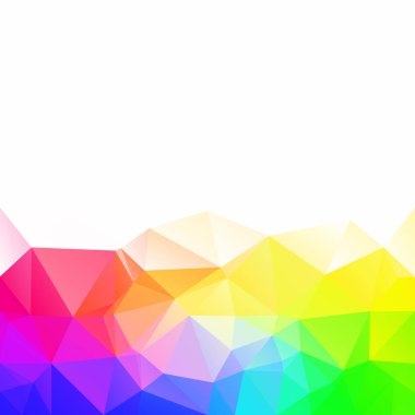 Renkli poligonal mozaik arka plan yaratıcı tasarım şablonları