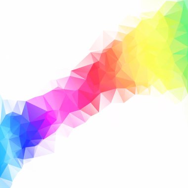 Renkli poligonal mozaik arka plan yaratıcı tasarım şablonları