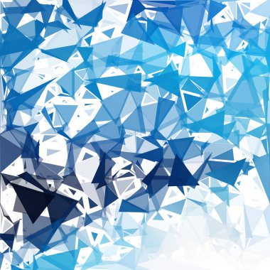 Mavi mola mozaik arka plan, yaratıcı tasarım şablonları