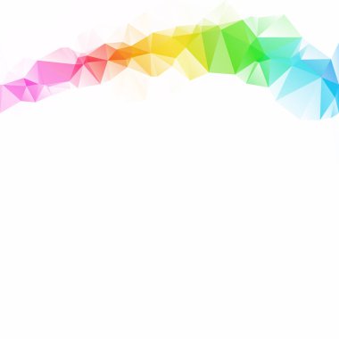 Renkli poligonal mozaik arka plan yaratıcı tasarım şablonları