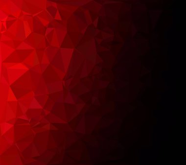 Kırmızı Çokgen Mozaik Arkaplan, Yaratıcı Tasarım Şablonları