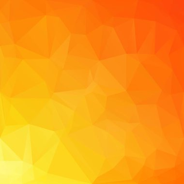 Turuncu poligonal mozaik arka plan yaratıcı tasarım şablonları