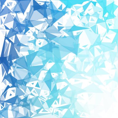 Mavi mola mozaik arka plan, yaratıcı tasarım şablonları